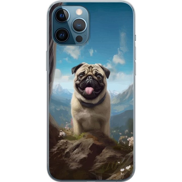 Mobilskal till Apple iPhone 12 Pro Max med Glad Hund motiv