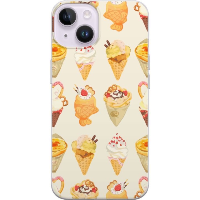 Mobilskal till Apple iPhone 14 med Glassigt motiv