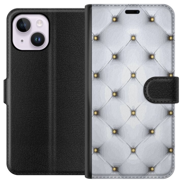Plånboksfodral till Apple iPhone 15 Plus med Lyxigt motiv
