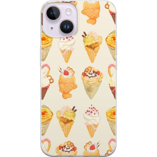 Mobilskal till Apple iPhone 15 Plus med Glassigt motiv