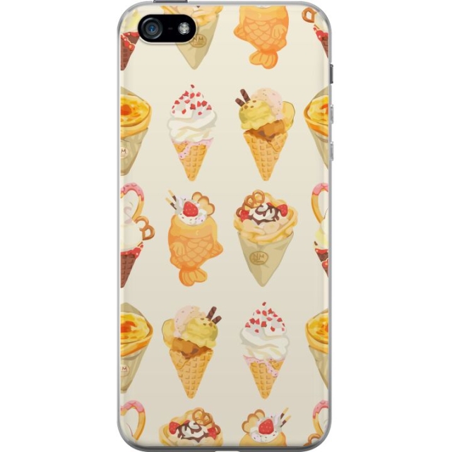 Mobilskal till Apple iPhone 5 med Glassigt motiv