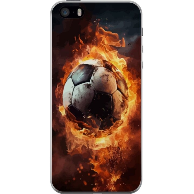 Mobilskal till Apple iPhone 5s med Fotboll motiv