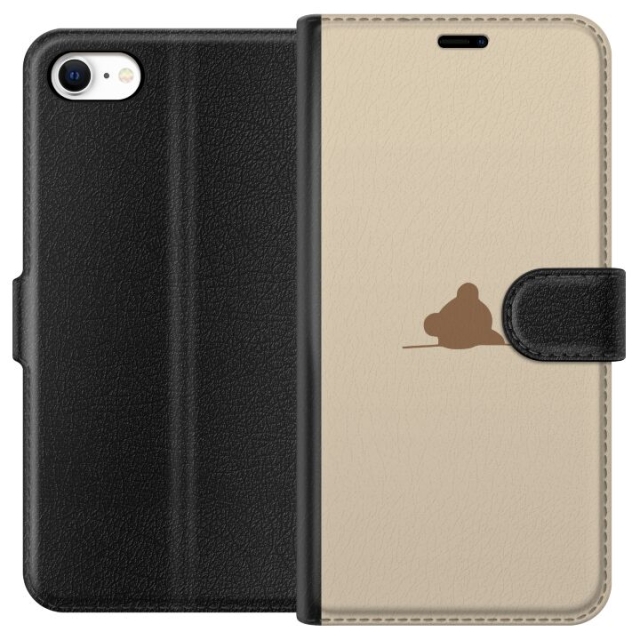 Plånboksfodral till Apple iPhone 6s med Nalle motiv
