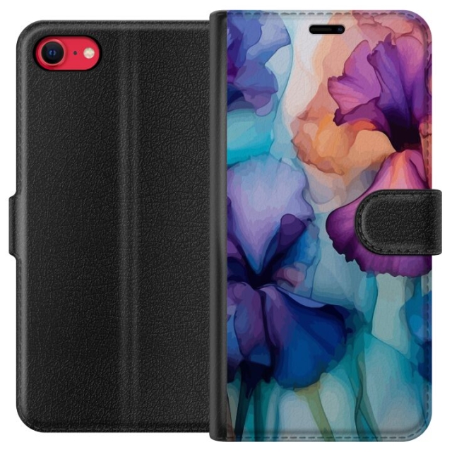 Plånboksfodral till Apple iPhone 7 med Magiska blommor motiv