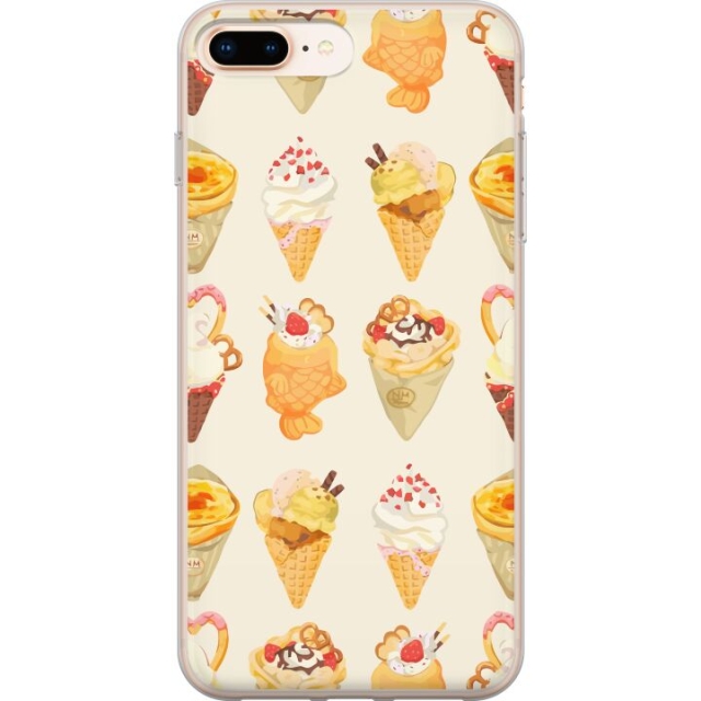 Mobilskal till Apple iPhone 7 Plus med Glassigt motiv