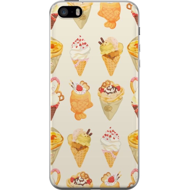 Mobilskal till Apple iPhone SE (2016) med Glassigt motiv