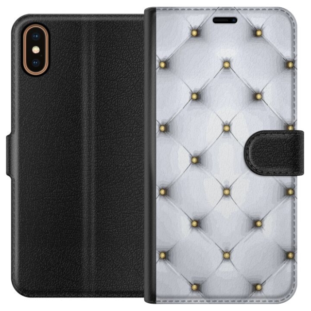 Plånboksfodral till Apple iPhone X med Lyxigt motiv
