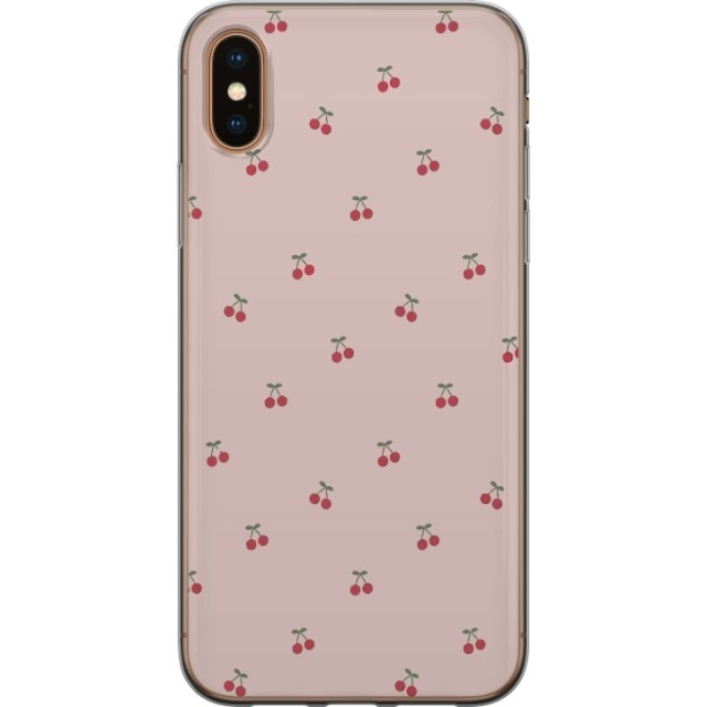 Mobilskal till Apple iPhone XS Max med Körsbär motiv