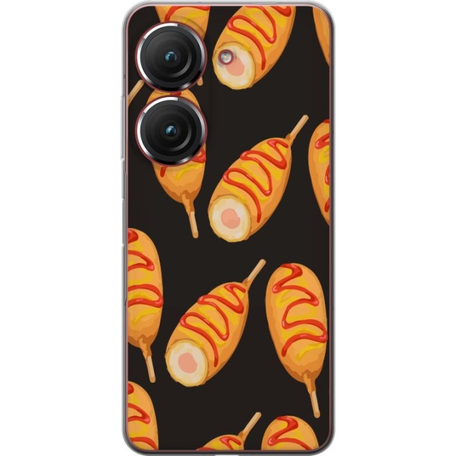 Mobilskal till Asus Zenfone 9 med Kycklingklubba motiv