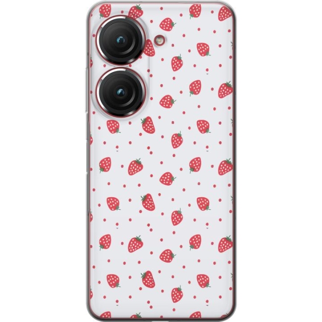 Mobilskal till Asus Zenfone 9 med Jordgubbar motiv