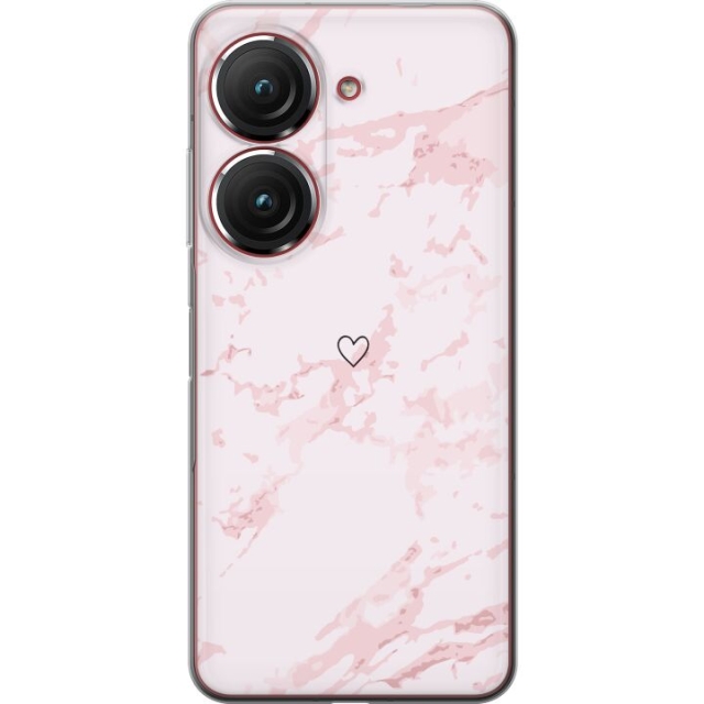 Mobilskal till Asus Zenfone 9 med Rosa Hjärta motiv