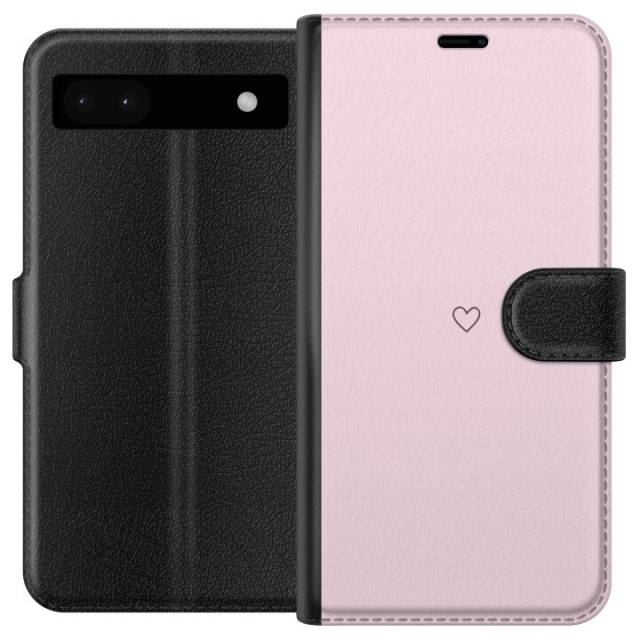 Plånboksfodral till Google Pixel 6a med Hjärta motiv