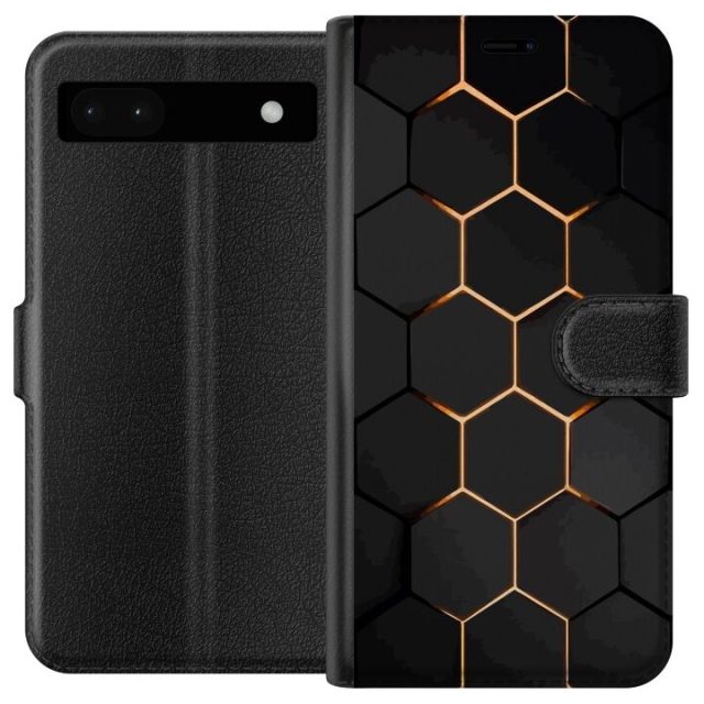 Plånboksfodral till Google Pixel 6a med Lyxigt Mönster motiv