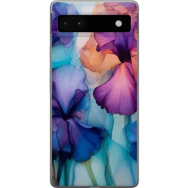 Mobilskal till Google Pixel 6a med Magiska blommor motiv