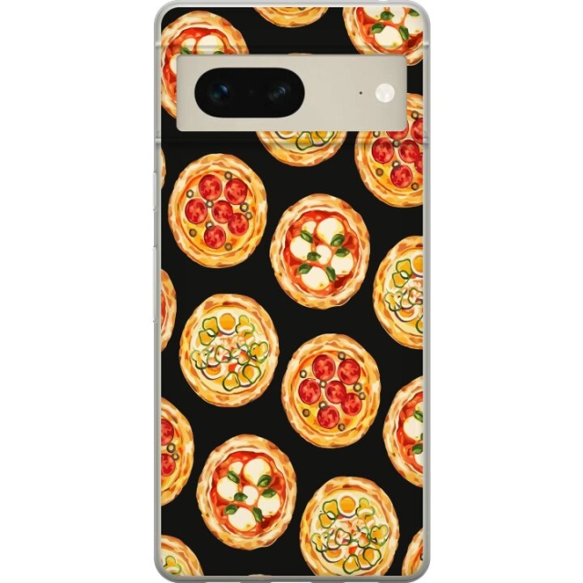 Mobilskal till Google Pixel 7 med Pizza motiv