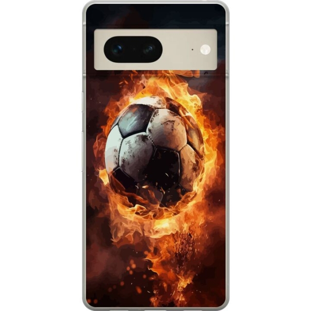 Mobilskal till Google Pixel 7 med Fotboll motiv
