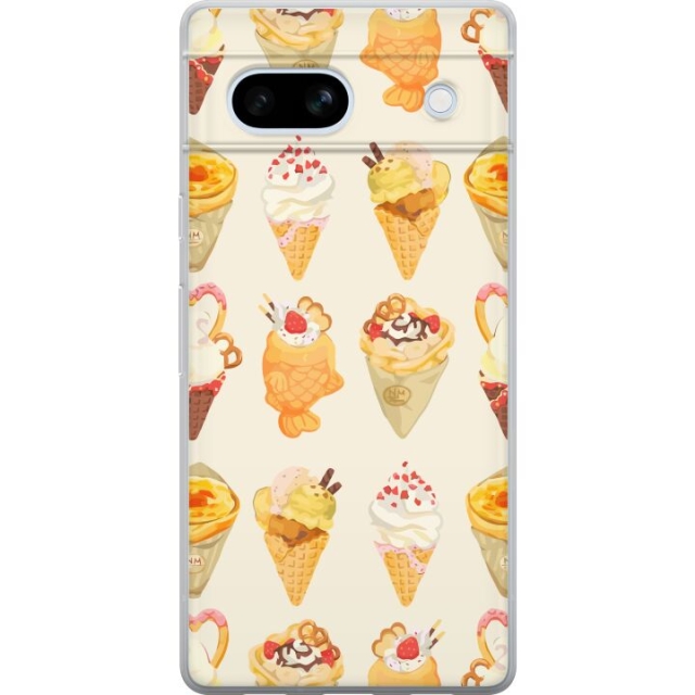 Mobilskal till Google Pixel 7a med Glassigt motiv