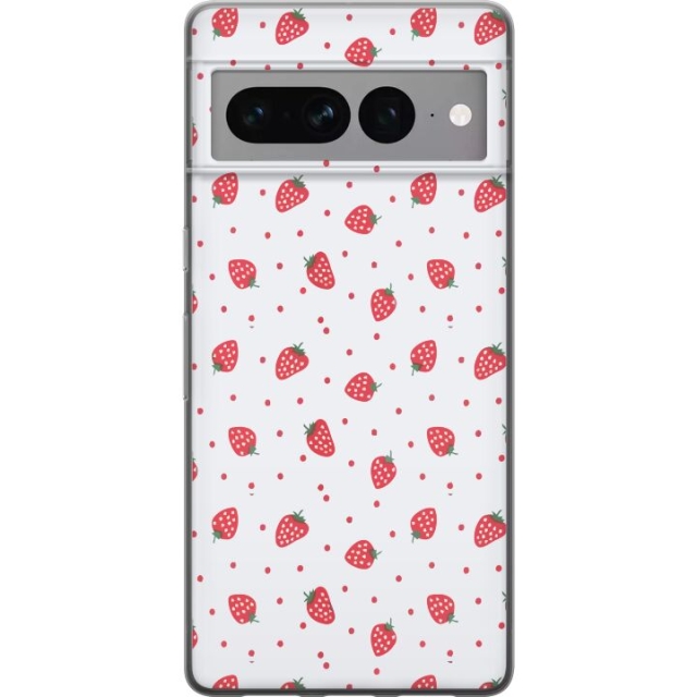 Mobilskal till Google Pixel 7 Pro med Jordgubbar motiv