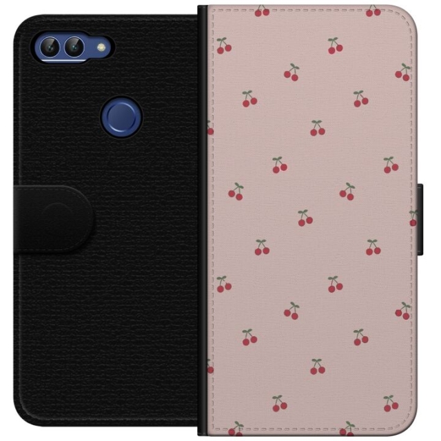 Plånboksfodral till Huawei P smart med Körsbär motiv