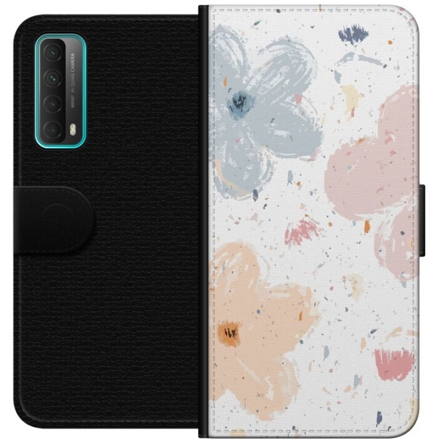 Plånboksfodral till Huawei P smart 2021 med Blommor motiv
