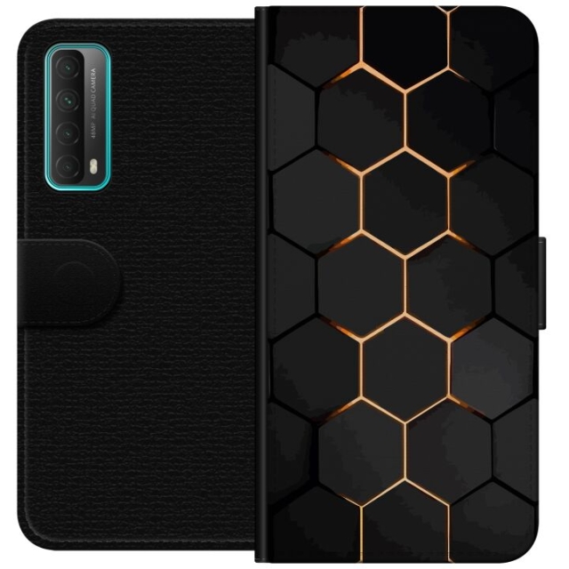 Plånboksfodral till Huawei P smart 2021 med Lyxigt Mönster motiv