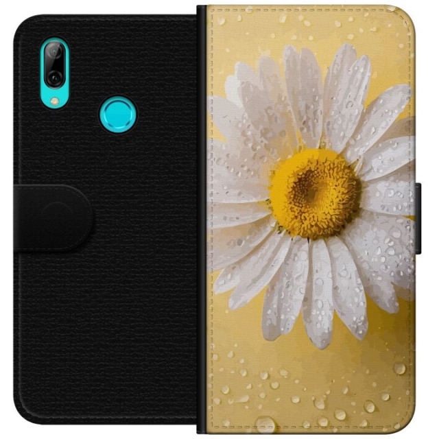 Plånboksfodral till Huawei P smart 2019 med Porslinsblomma motiv
