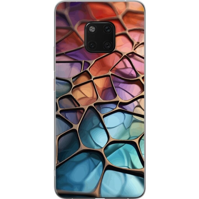 Mobilskal till Huawei Mate 20 Pro med Metalliskt mönster motiv