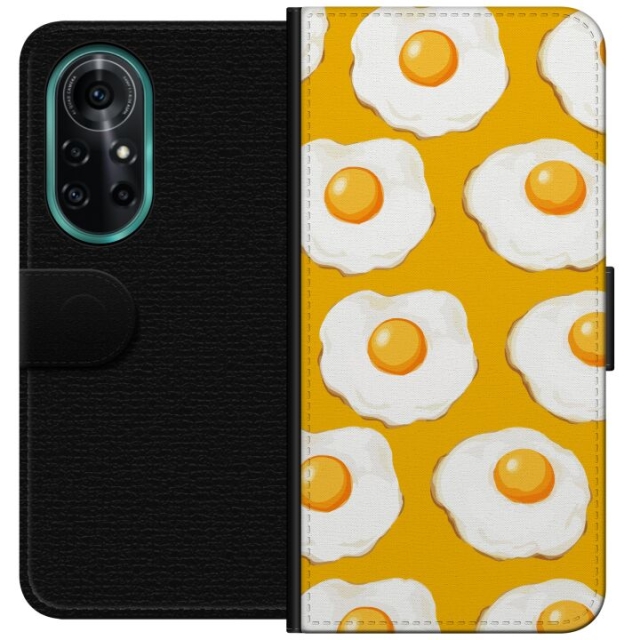 Plånboksfodral till Huawei nova 8 Pro med Stekt ägg motiv