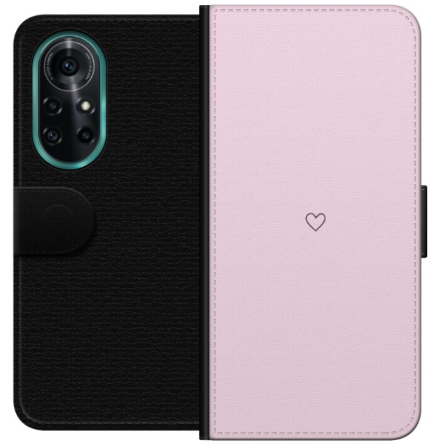 Plånboksfodral till Huawei nova 8 Pro med Hjärta motiv