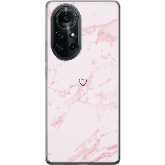 Mobilskal till Huawei nova 8 Pro med Rosa Hjärta motiv