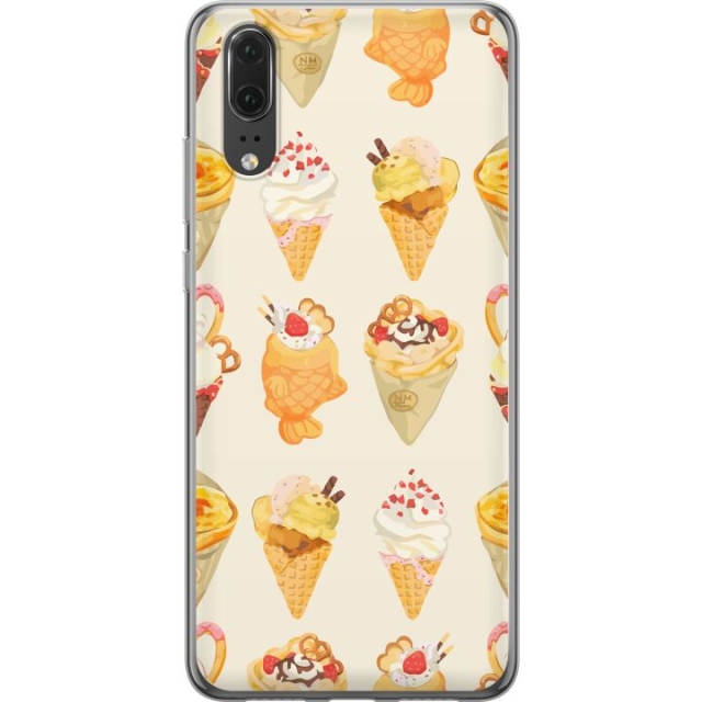 Mobilskal till Huawei P20 med Glassigt motiv
