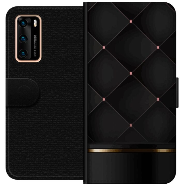 Plånboksfodral till Huawei P40 med Lyxig linje motiv