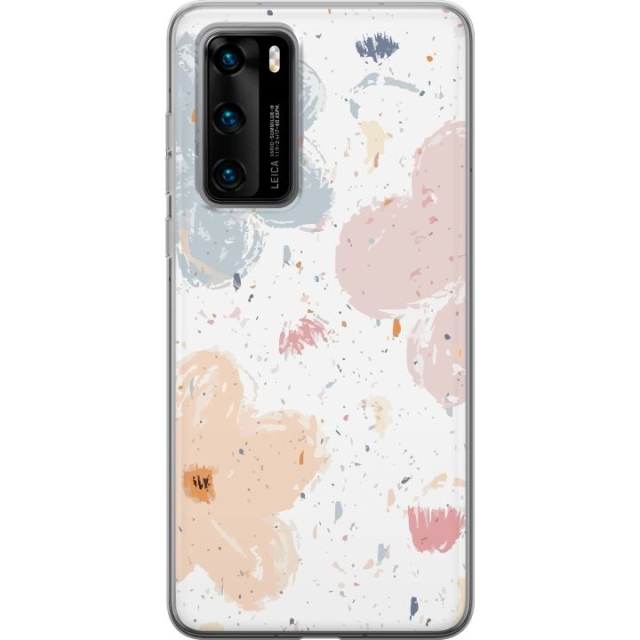 Mobilskal till Huawei P40 med Blommor motiv