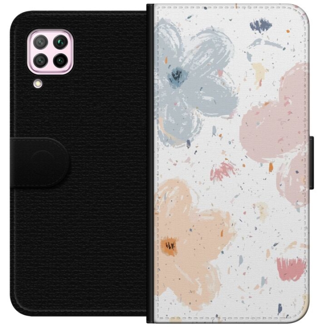 Plånboksfodral till Huawei P40 lite med Blommor motiv