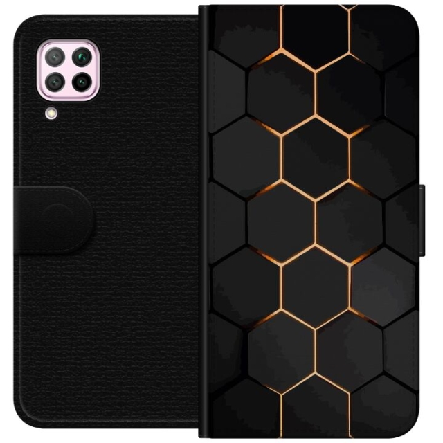 Plånboksfodral till Huawei P40 lite med Lyxigt Mönster motiv
