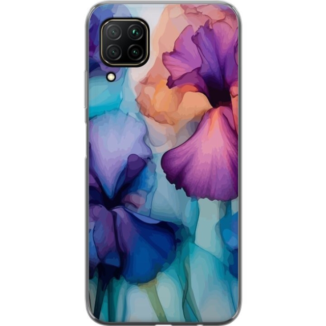 Mobilskal till Huawei P40 lite med Magiska blommor motiv