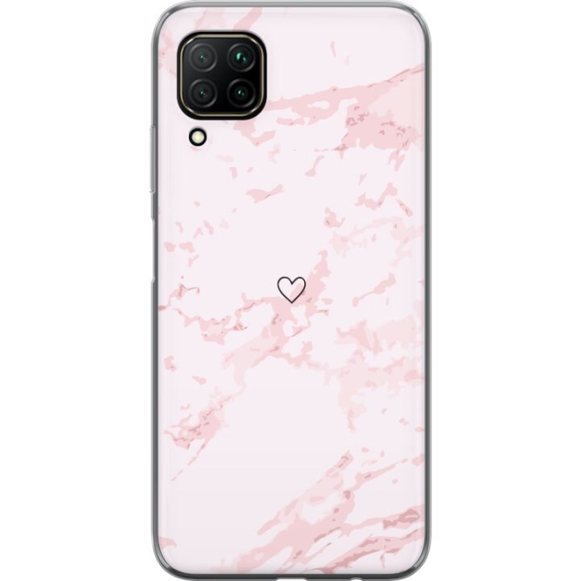 Mobilskal till Huawei P40 lite med Rosa Hjärta motiv