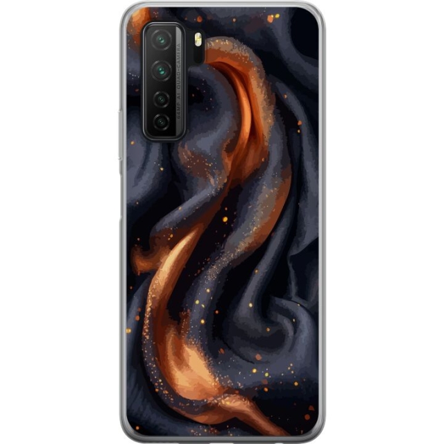 Mobilskal till Huawei  P40 lite 5G med Eldigt silke motiv