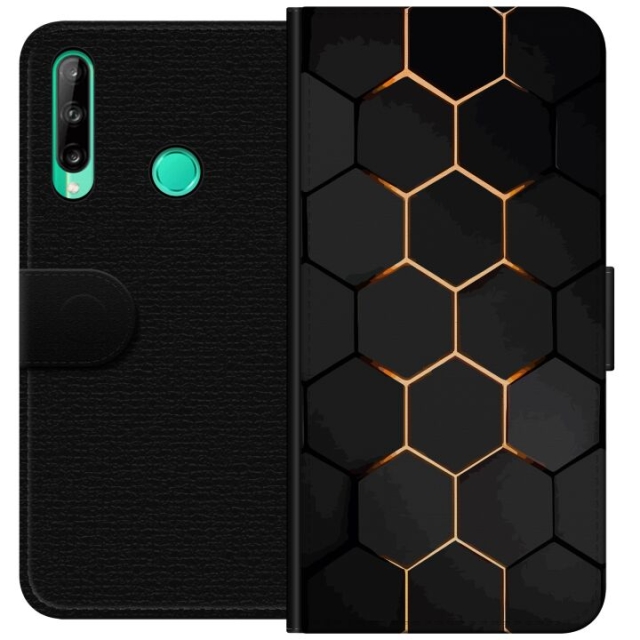 Plånboksfodral till Huawei P40 lite E med Lyxigt Mönster motiv