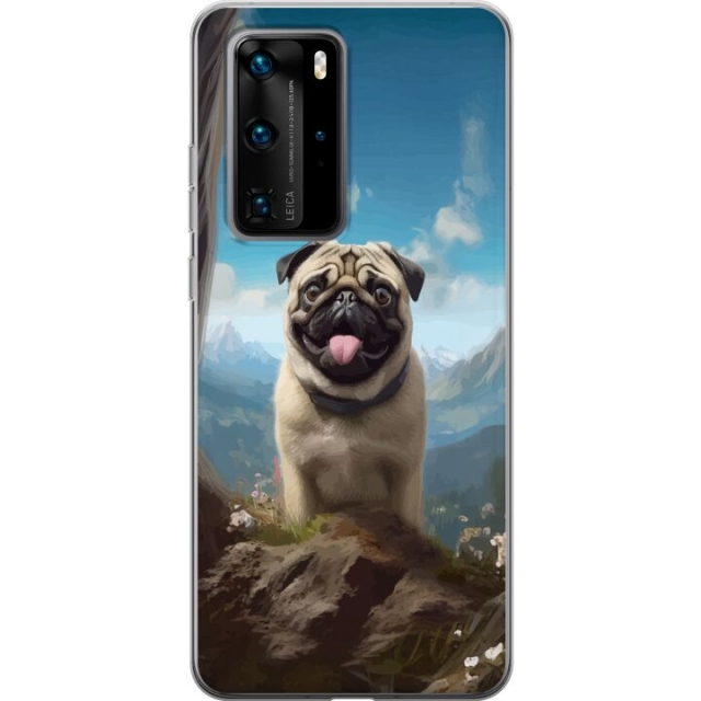 Mobilskal till Huawei P40 Pro med Glad Hund motiv