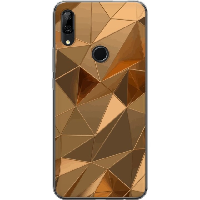Mobilskal till Huawei P Smart Z med 3D Guld motiv