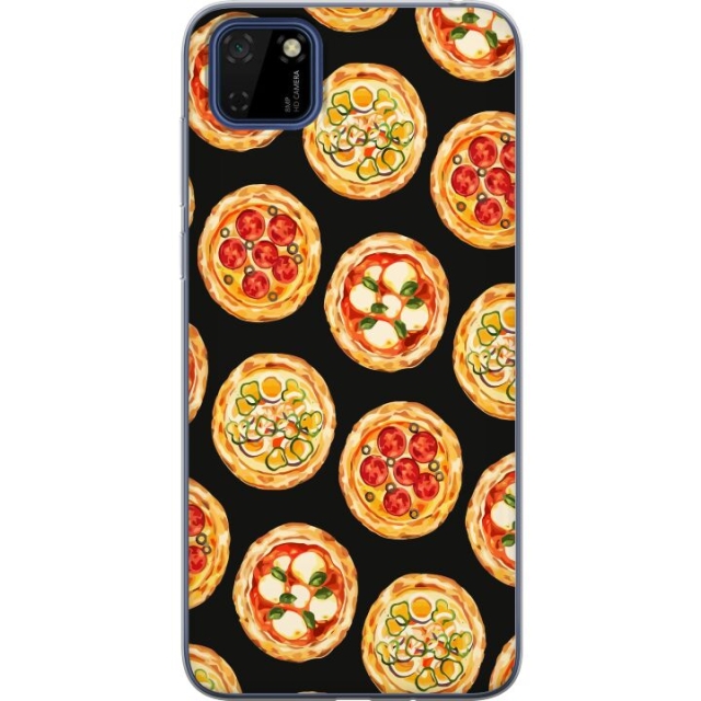 Mobilskal till Huawei Y5p med Pizza motiv
