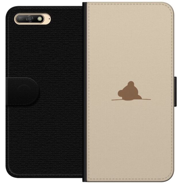Plånboksfodral till Huawei Y6 (2018) med Nalle motiv
