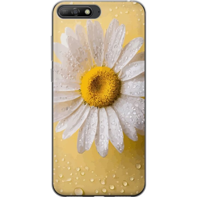 Mobilskal till Huawei Y6 (2018) med Porslinsblomma motiv