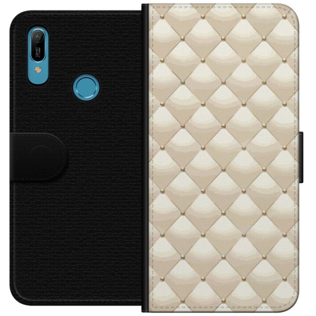 Plånboksfodral till Huawei Y6 (2019) med Guldglans motiv