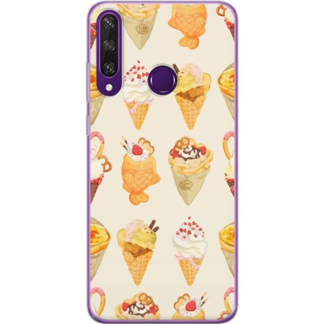 Mobilskal till Huawei Y6p med Glassigt motiv