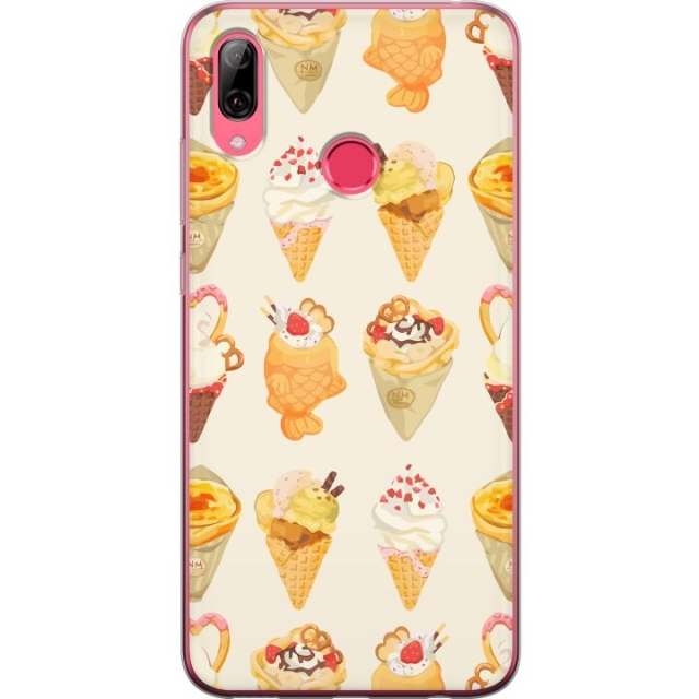 Mobilskal till Huawei Y7 (2019) med Glassigt motiv