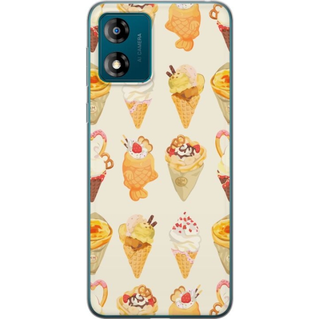 Mobilskal till Motorola Moto E13 med Glassigt motiv