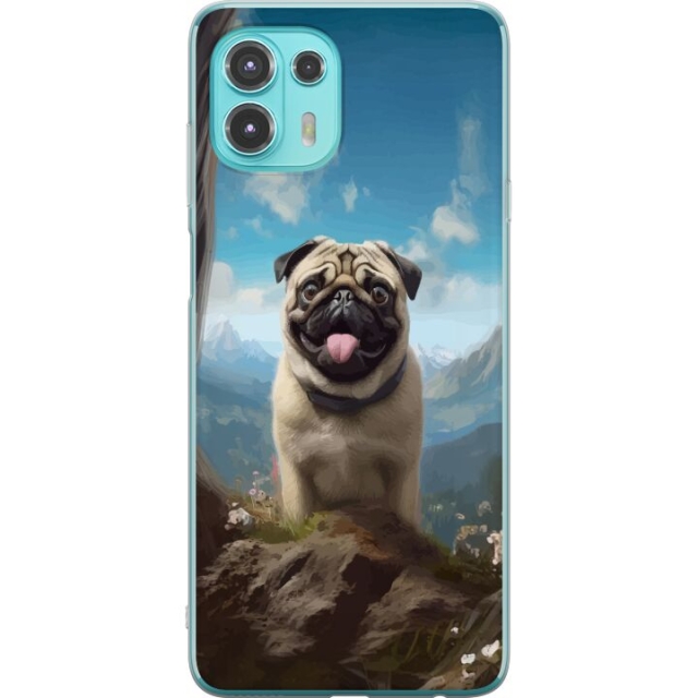 Mobilskal till Motorola Edge 20 Lite med Glad Hund motiv