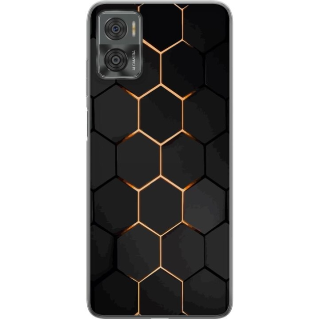 Mobilskal till Motorola Moto E22i med Lyxigt Mönster motiv